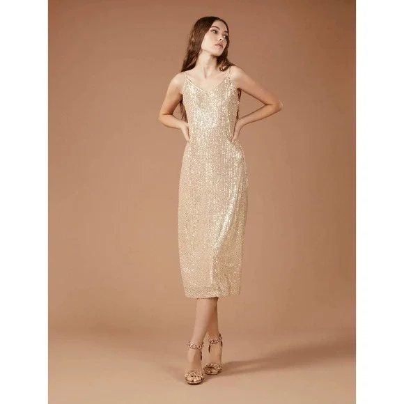 Womens Dresses Bcbg Midi Dress With Pockets BCBGeneration Dresses